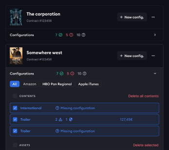 Batch configuration & Processing